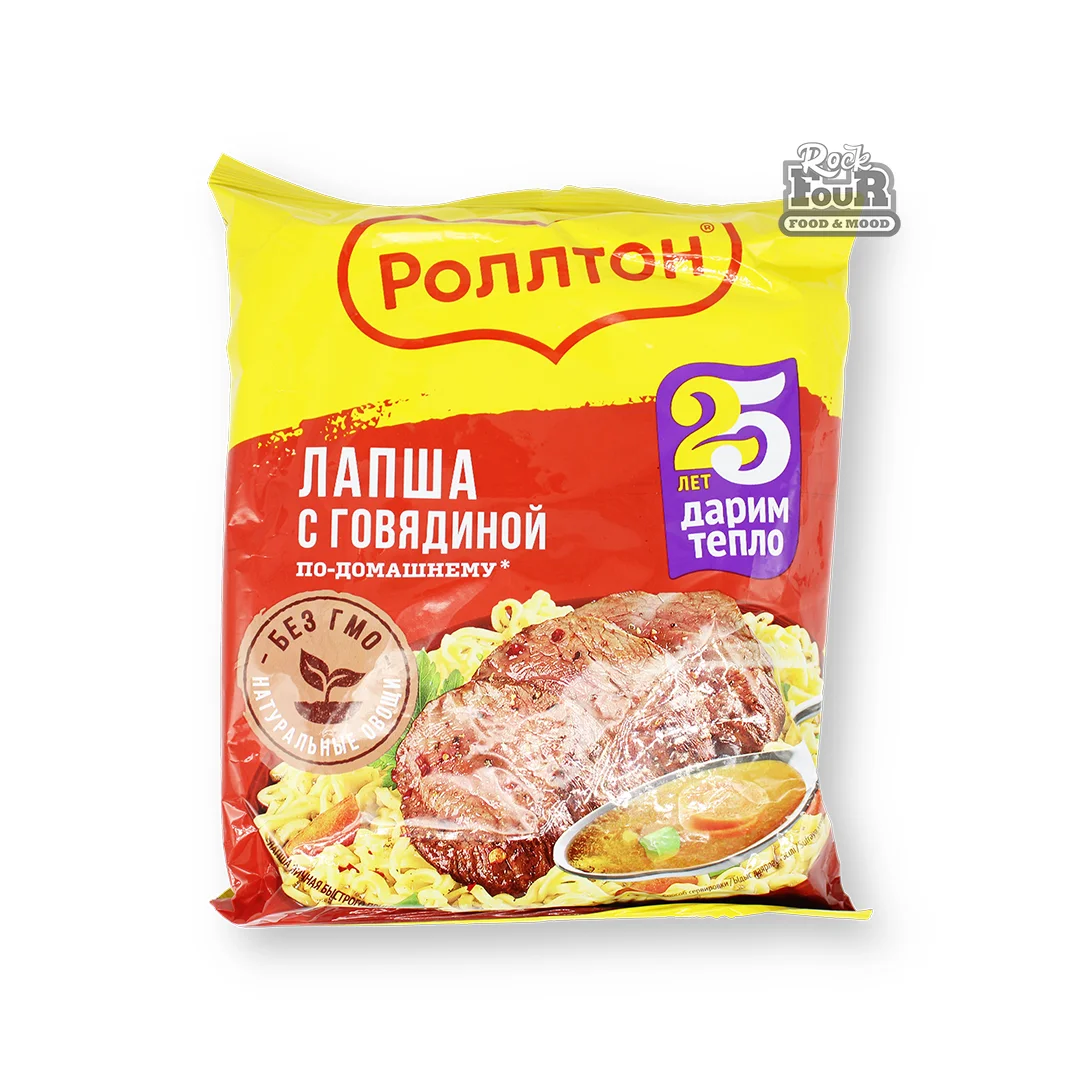 Noodles "Rollton" with beef 85g